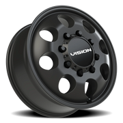 Vision 56 20x8.25 +115 8x200mm 142.2mm Satin Black
