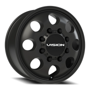 Vision 56 20x8.25 +115 8x165.1mm 121.4mm Satin Black