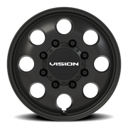 Vision 56 20x8.25 +115 8x165.1mm 121.4mm Satin Black