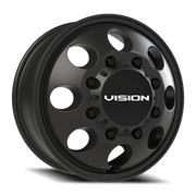 Vision 56 17x6.5 +121.4 8x200mm 142.2mm Satin Black