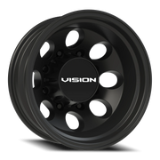 Vision 56 17x6.5 -143.4 8x165.1mm 125.2mm Satin Black