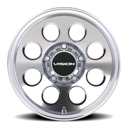 Vision 56 15x10 -25 5x139.7mm 110mm Polished