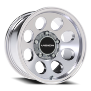 Vision 56 15x8 -19 5x139.7mm 110mm Polished