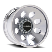 Vision 56 20x12 -44 8x165.1mm 125.2mm Polished