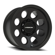 Vision 56 15x8 -19 6x139.7mm 110mm Satin Black