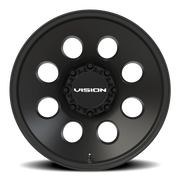 Vision 56 20x12 -44 8x165.1mm 125.2mm Satin Black