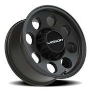 Vision 56 16x8 +0 8x165.1mm 125.2mm Satin Black