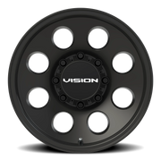 Vision 56 17x9 -12 8x165.1mm 125.2mm Satin Black