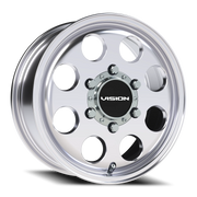 Vision 56 15x6 +50 6x139.7mm 110mm Polished
