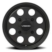Vision 56 15x6 +38 4x136mm 110.1mm Satin Black