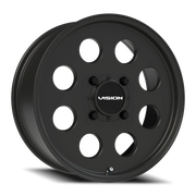 Vision 56 17x7 +38 4x136mm 110.1mm Satin Black