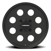 Vision 56 17x7 +38 4x136mm 110.1mm Satin Black