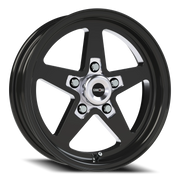 Vision 571 15x4 -19 5x114.3mm 83.1mm Gloss Black Milled Center