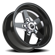 Vision 571 15x7 +0 5x120.65mm 83.1mm Gloss Black Milled Center