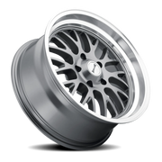 Ridler 607 20x8.5 +0 5x120.65mm 83.82mm Grey