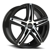 Vision 640 15x6.5 +38 4x100mm 73.1mm Gloss Black Machined Face