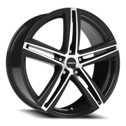 Vision 640 20x8.5 +40 5x114.3mm 73.1mm Gloss Black Machined Face