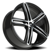 Vision 640 20x8.5 +40 5x114.3mm 73.1mm Gloss Black Machined Face