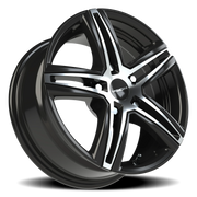 Vision 640 15x6.5 +38 5x100mm 73.1mm Gloss Black Machined Face