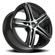 Vision 640 16x7 +38 5x100mm 73.1mm Gloss Black Machined Face