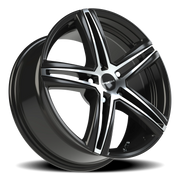 Vision 640 17x7.5 +40 5x114.3mm 73.1mm Gloss Black Machined Face