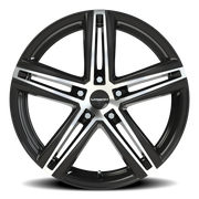 Vision 640 18x8 +40 5x112mm 73.1mm Gloss Black Machined Face