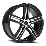 Vision 640 19x8.5 +40 5x114.3mm 73.1mm Gloss Black Machined Face