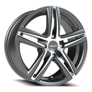 Vision 640 15x6.5 +38 4x100mm 73.1mm Gunmetal Machined Face
