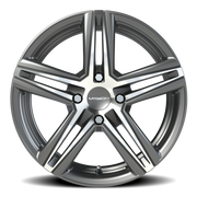 Vision 640 15x6.5 +38 4x100mm 73.1mm Gunmetal Machined Face
