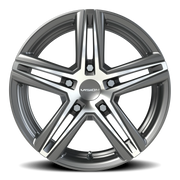 Vision 640 15x6.5 +38 5x100mm 73.1mm Gunmetal Machined Face