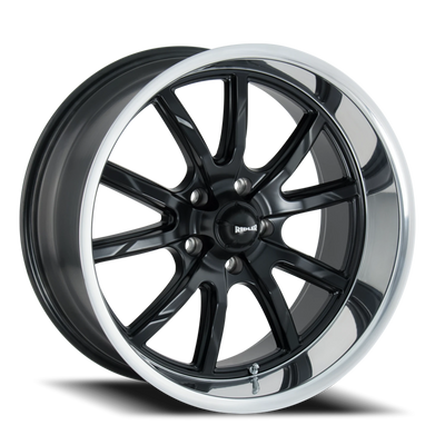 Ridler 650 20x10 +0 5x127mm 83.82mm Matte Black Polished Lip