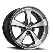 Ridler 652 17x7 +0 5x114.3mm 83.82mm Gloss Black Diamond Cut Face & Lip