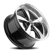 Ridler 652 20x10 +0 5x120.65mm 83.82mm Gloss Black Diamond Cut Face & Lip