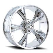 Ridler 695 18x9.5 +6 5x120.65mm 83.82mm Chrome