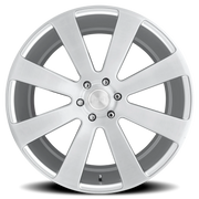 DUB 8-Ball 22x9.5 +20 6x139.7mm 78.1mm Gloss Silver Brushed