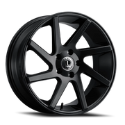 Luxxx Alloys 8 18x8 +35 5x114.3mm 73.1mm Satin Black