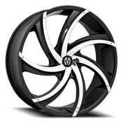 Massiv 920 20x8.5 +38 5x114.3mm 74.1mm Black Chrome Insert