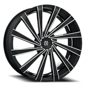 Massiv 921 22x8.5 +38 5x108mm 74.1mm Black Machined