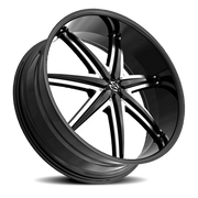 Massiv 923 20x8.5 +15 5x115mm 74.1mm Black Chrome Insert