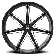 Massiv 923 20x8.5 +38 5x112mm 74.1mm Black Chrome Insert