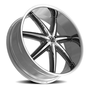 Massiv 923 20x8.5 +15 5x115mm 74.1mm Chrome Black Insert