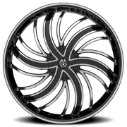 Massiv 924 20x8.5 +38 5x110mm 74.1mm Black Machined