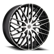 Massiv 925 22x9 +25 6x132mm 78.1mm Black Machined