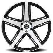 Massiv 926 22x9 +30 5x127mm 71.5mm Black Machined