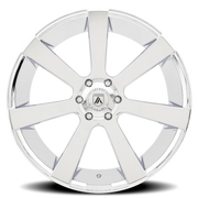 Asanti Black Label Apollo 22x9 +15 5x115mm 72.6mm Chrome