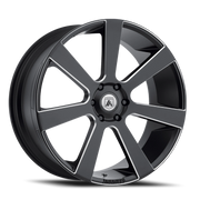 Asanti Black Label Apollo 22x9 +35 5x120mm 74.1mm Satin Black Milled