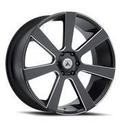Asanti Black Label Apollo 24x9 +35 6x135mm 87.1mm Satin Black Milled