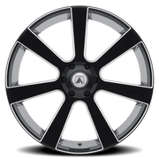 Asanti Black Label Apollo 24x9 +35 6x139.7mm 100.5mm Satin Black Milled