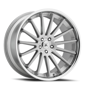 Asanti Black Label Beta 20x10.5 +20 5x115mm 72.6mm Brushed Silver Chrome Lip