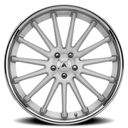 Asanti Black Label Beta 20x10.5 +38 5x112mm 72.6mm Brushed Silver Chrome Lip